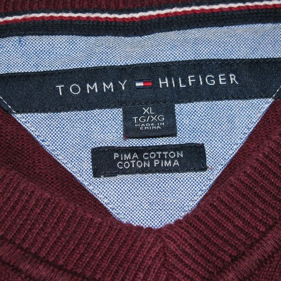 Tommy Hilfiger V Neck Sweater Pullover Mens XL - Picture 3 of 6